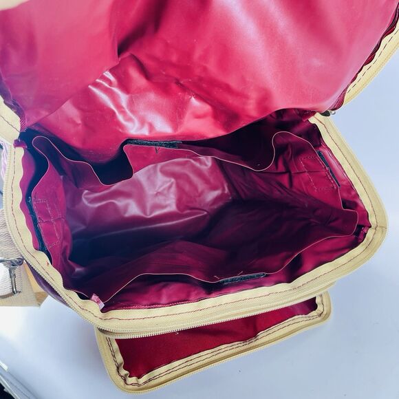 Vintage Stauffer Seeds Insulated Red Lunchbox Lunch Cooler Shoulder Bag - Picture 10 of 12